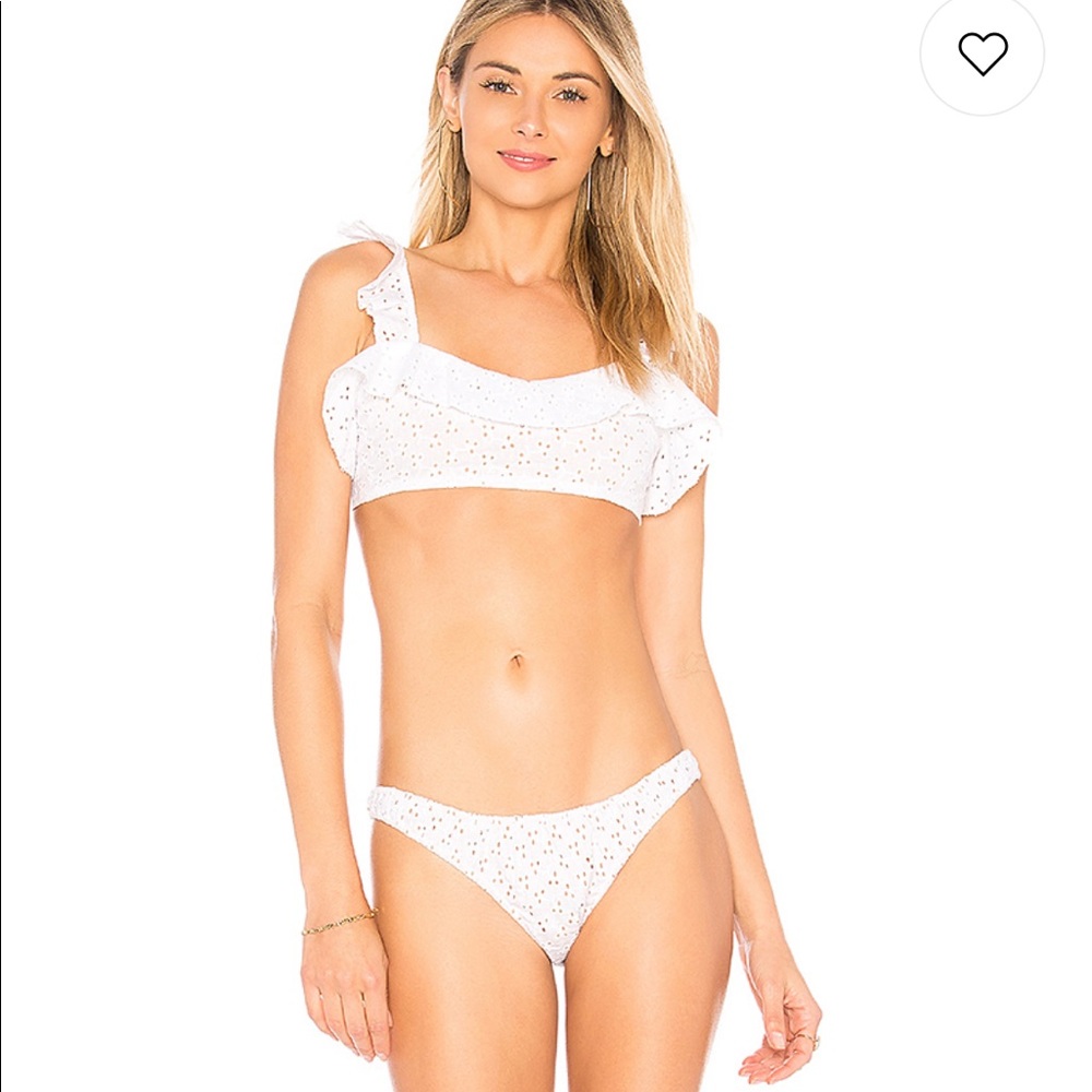 Lolli - white eyelet swimsuit